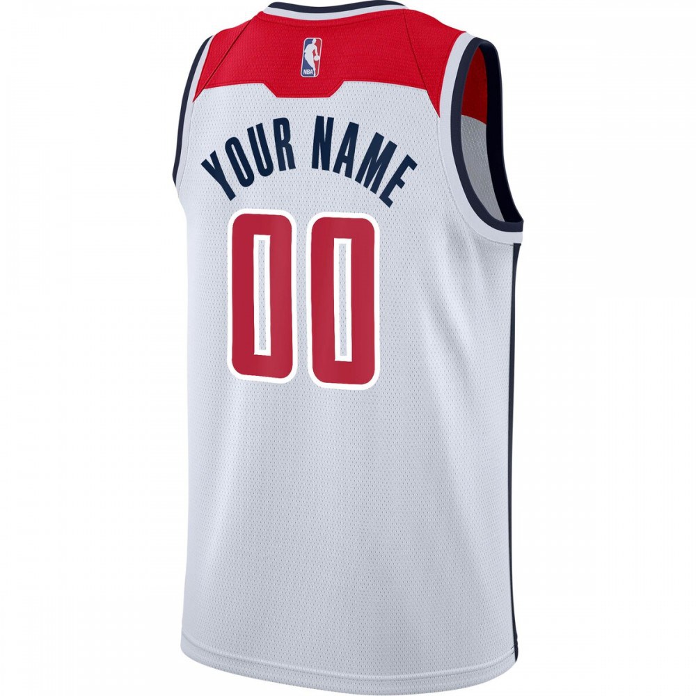 Washington Wizards Custom Swingman Jersey White - Association Edition-Pro Kit Vault | Brand New 26/27 Sports Jerseys